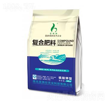 40%硫酸鉀復合肥15-5-20-宜施壯