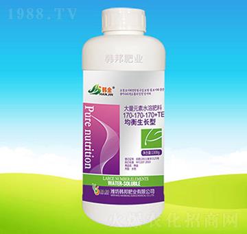 平衡生長型大量元素水溶肥170-170-170-韓邦肥業(yè)