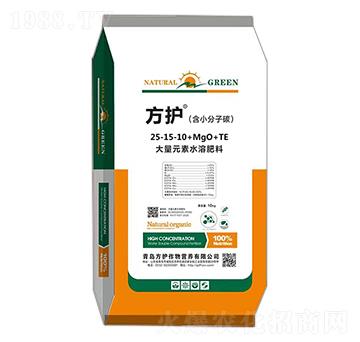 大量元素水溶肥料25-15-10+MgO+TE-方護(hù)