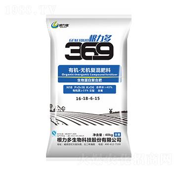369有機-無機復混肥料16-18-6-15-根力多