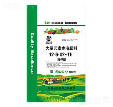 高鉀型大量元素水溶肥料12-6-42+TE-中農(nóng)三禾