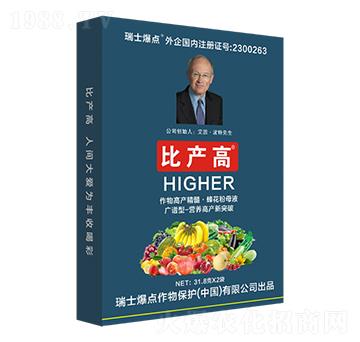 盒裝廣譜型葉面肥-比產(chǎn)高-爆點(diǎn)作物