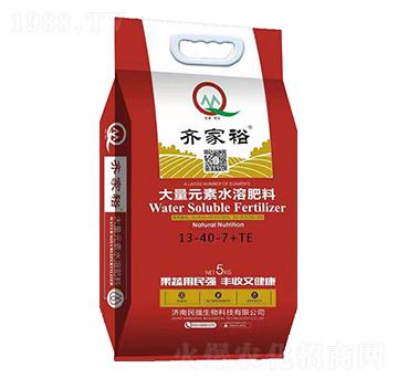 大量元素水溶肥料13-40-7+TE-齊家裕-民強(qiáng)生物